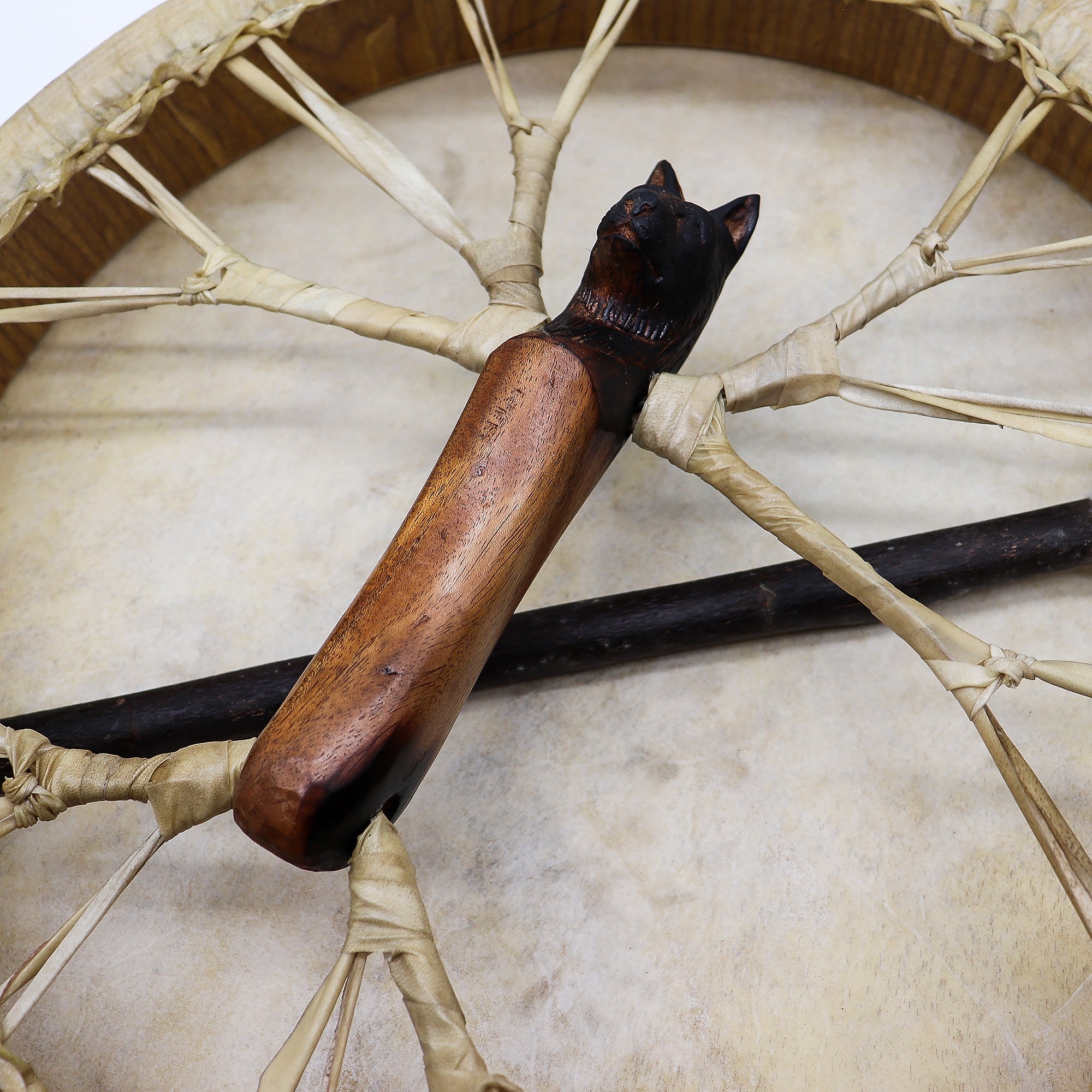 Sharman tromme - Spirit of the Wolf - 40cm 3