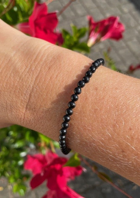 Shungit armbånd - 4 mm. 1