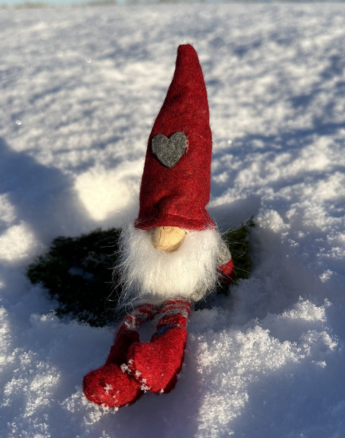 Nissefar langben med hjerte 2
