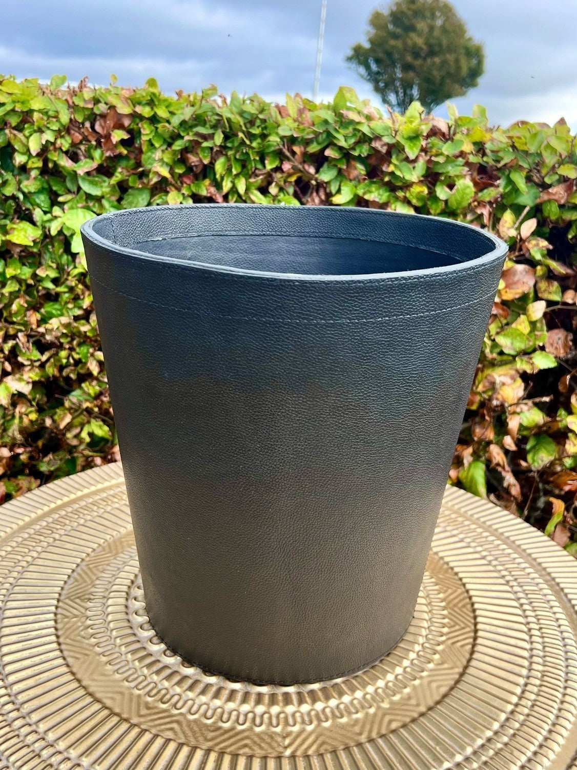Skraldespand - læder 3