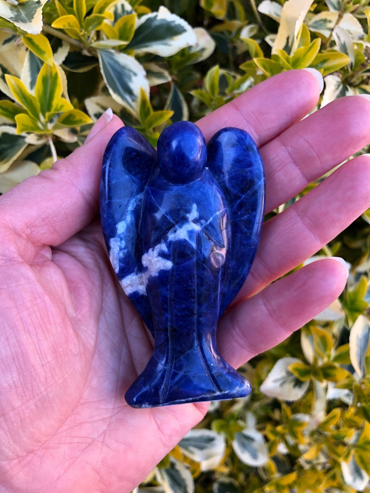 Skytsengel i Sodalit 7,5 cm 1
