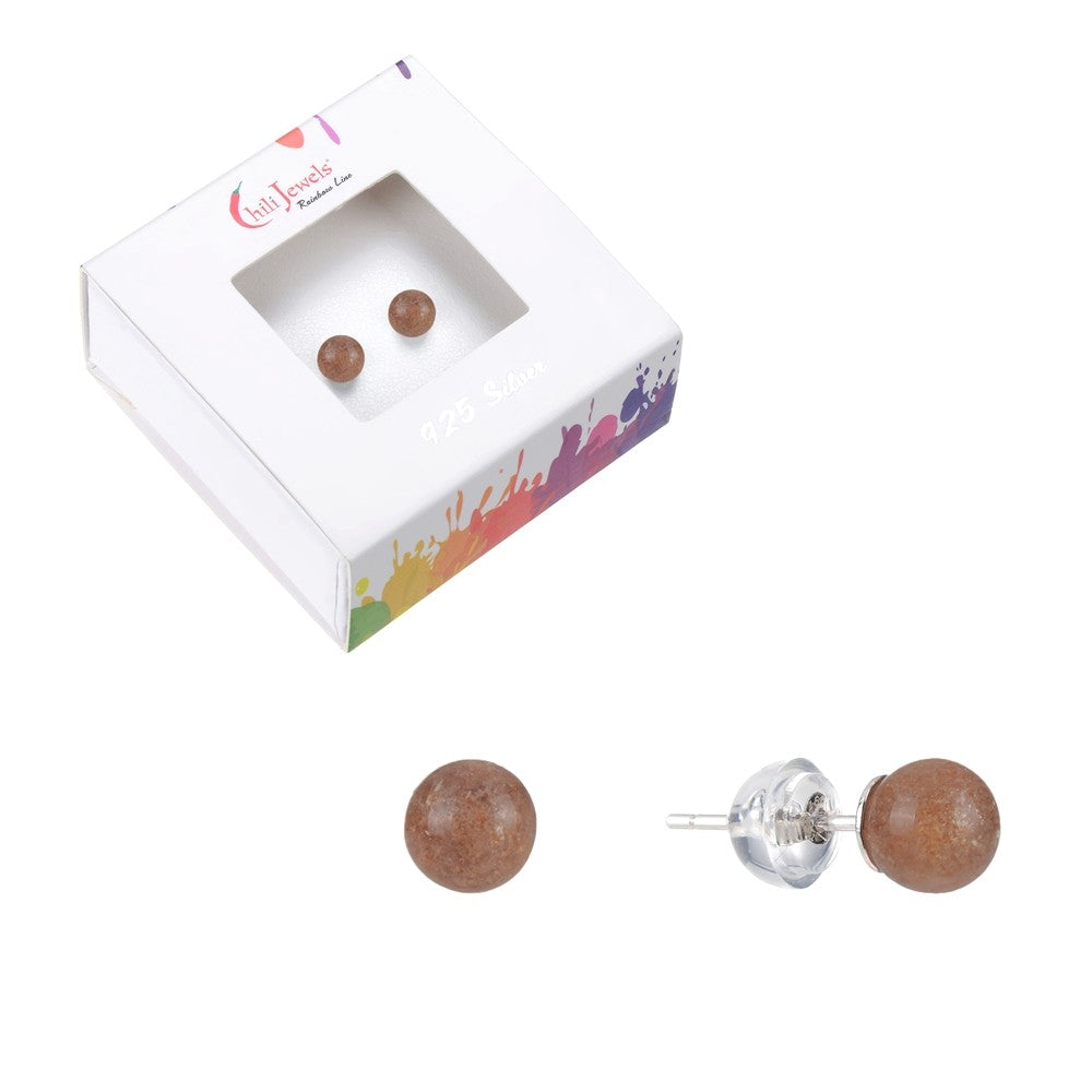 Solsten øreringe 6 mm 1