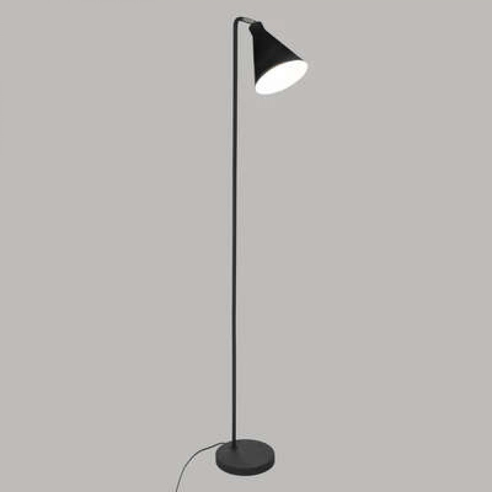 Sort gulvlampe - højde: 150 cm 1