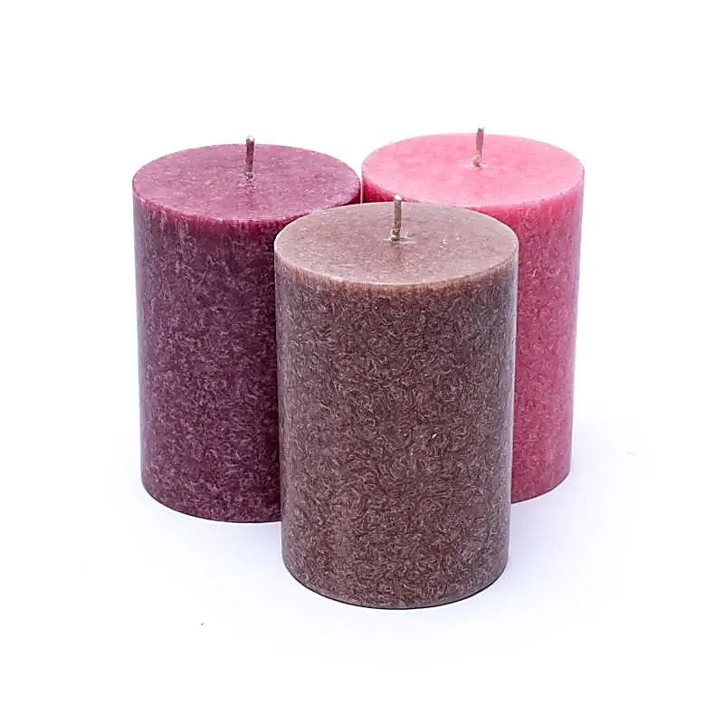 Stearinlys af palmeolie bæredygtige rosa 3