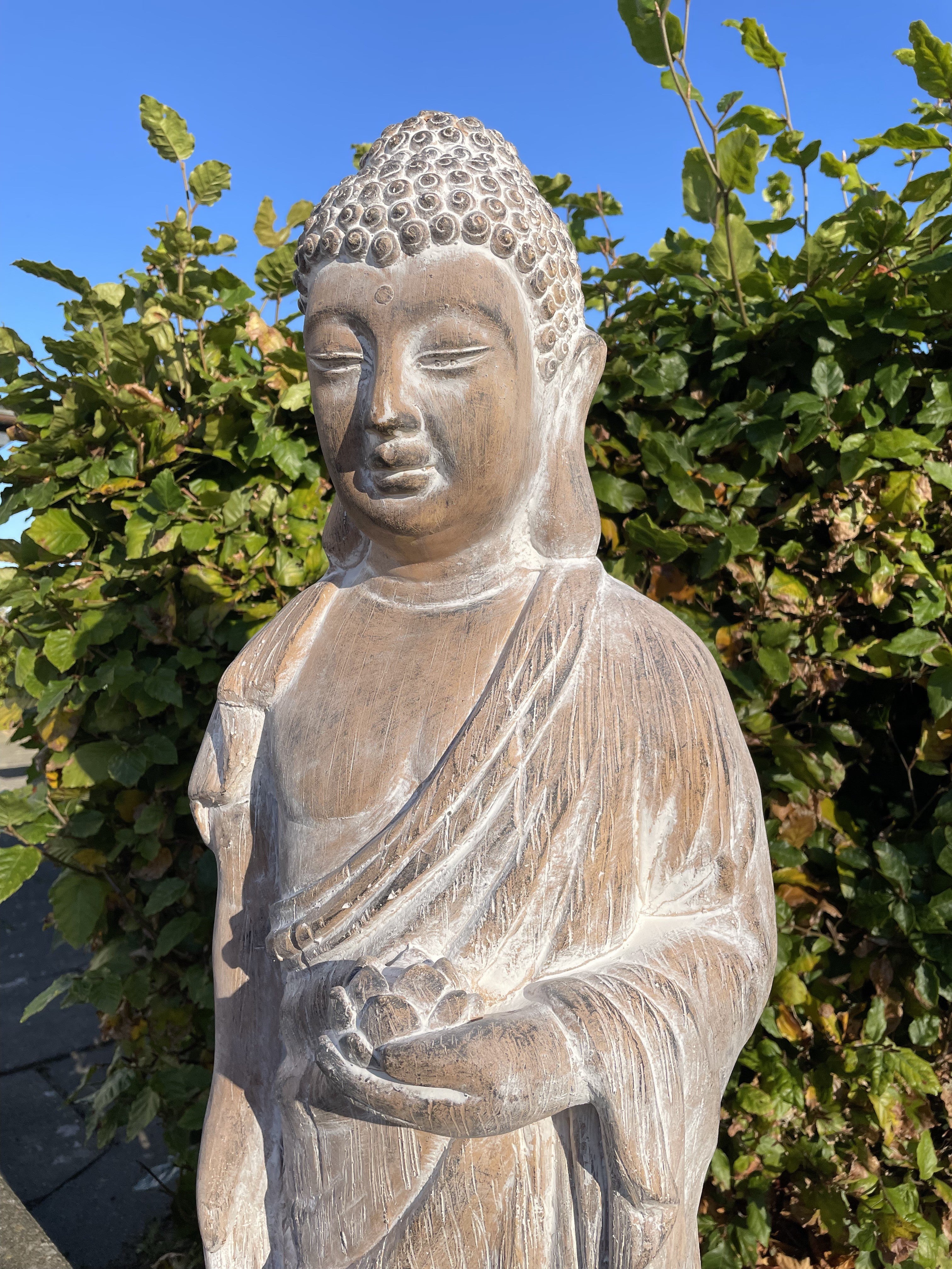 Stor Buddha figur stående - 91 cm 3