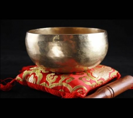Stor Tibetansk syngeskål 2600-2850 gram Chö-pa. 2