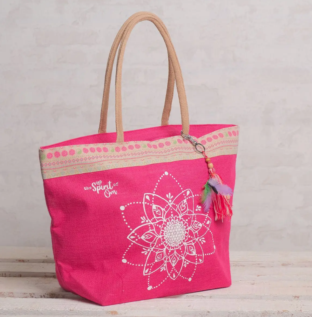 Strandtaske Pink 1