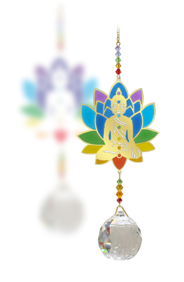 Swarovski - Buddha - Guld 3