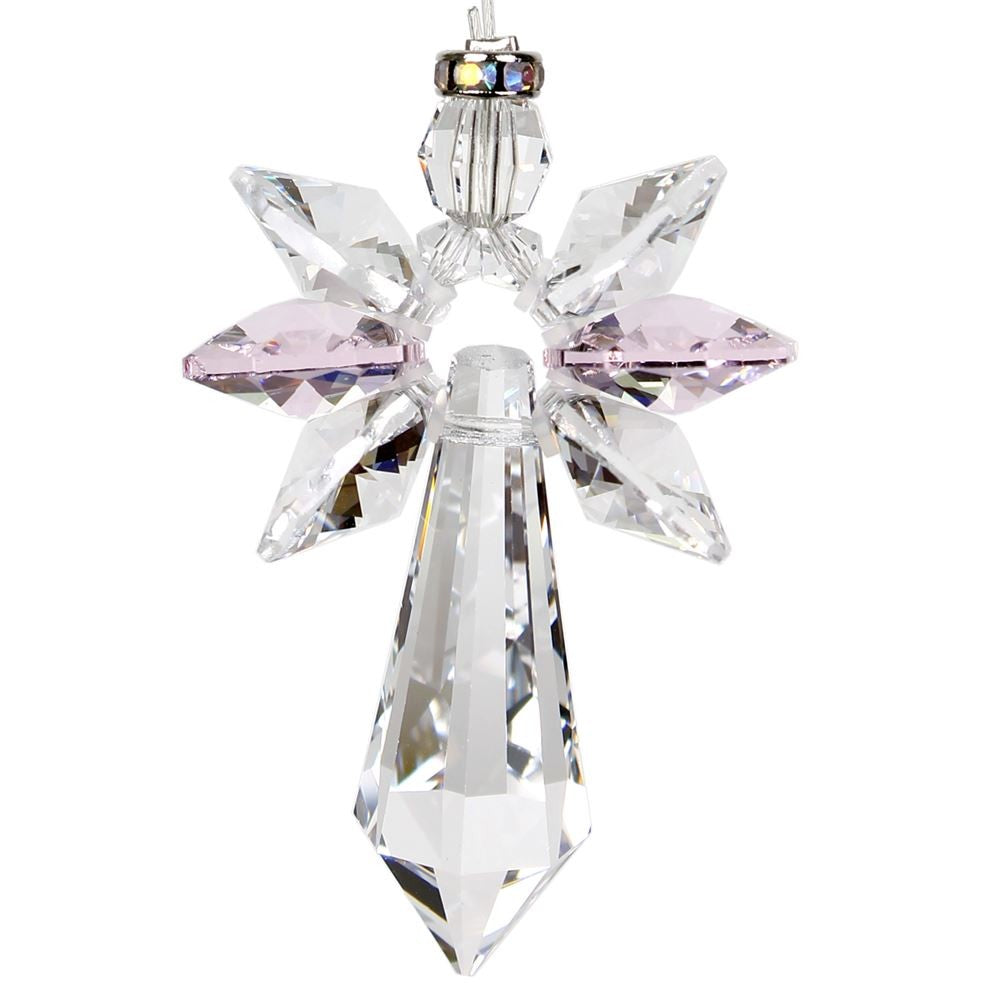 Swarovski krystal engel i Rose 1