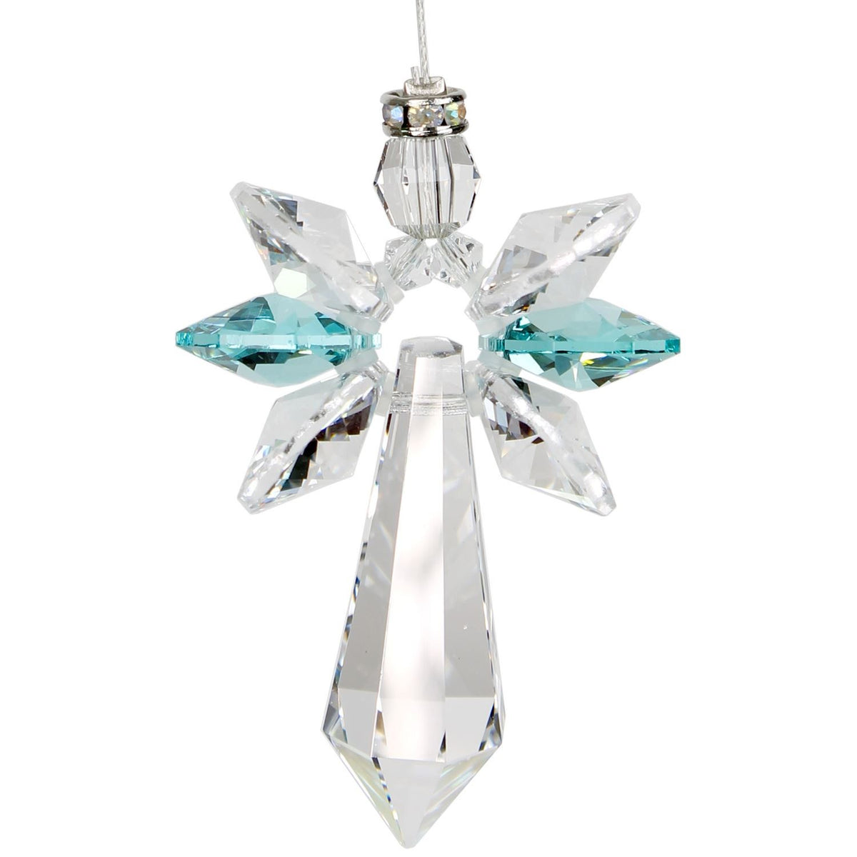 Swarovski krystal engel i tyrkis 1