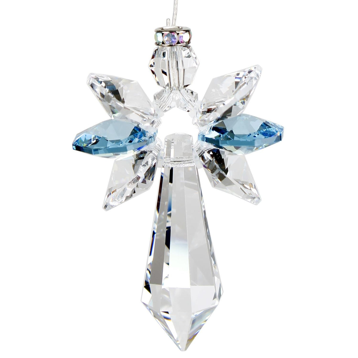 Swarovski krystal engel lyseblå 1