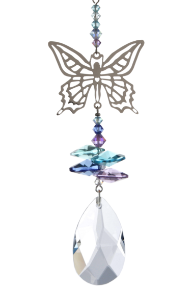 Swarovski Krystal sommerfugl pastel