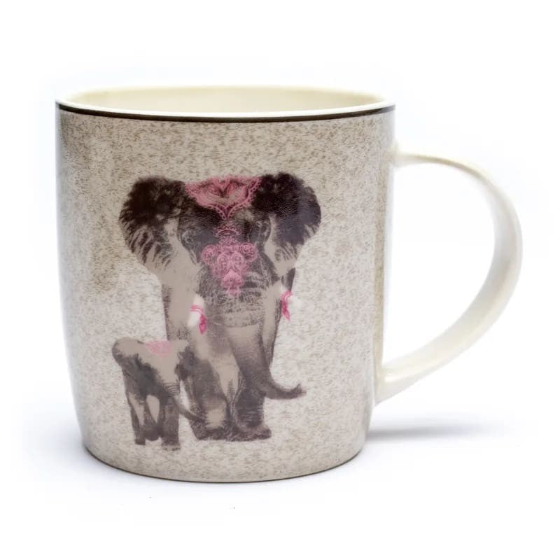 Te gaveæske m. krus, si og låg - Elefant 2