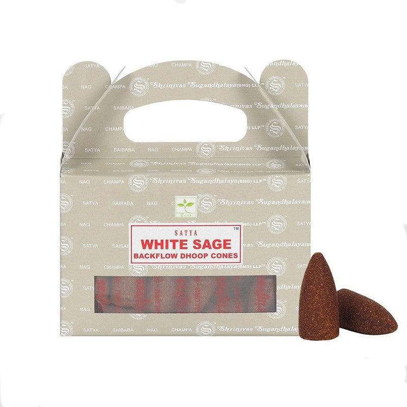 White sage backflow røgelses kegler 1