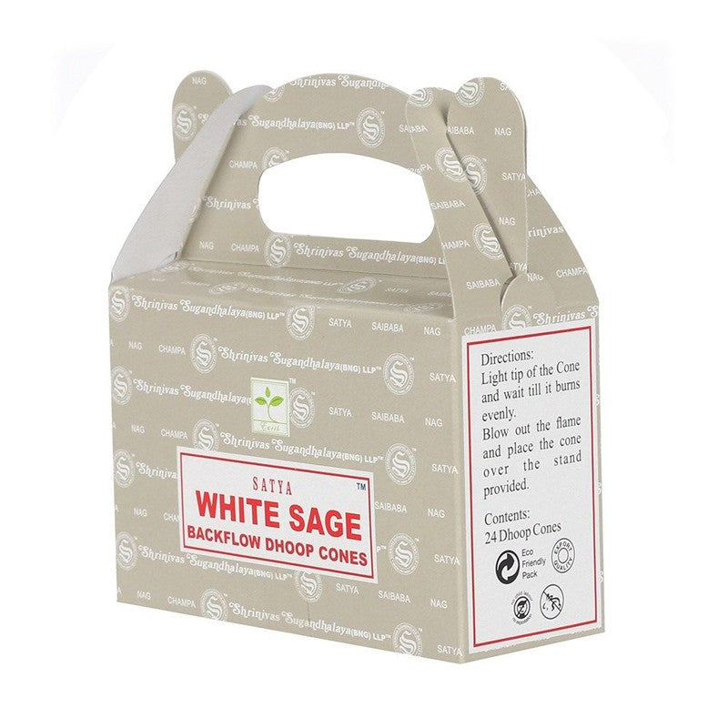 White sage backflow røgelses kegler 2