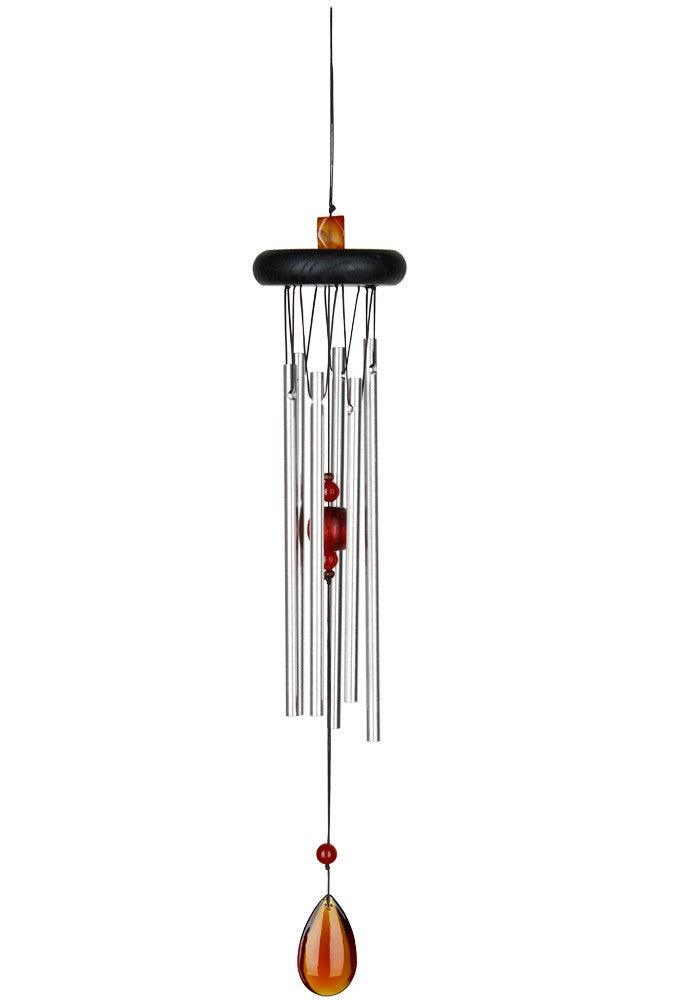 Woodstock chakra Amber vindklokke 44 cm. 3