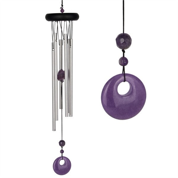 Woodstock chakra ametyst vindklokke 44 cm. 1