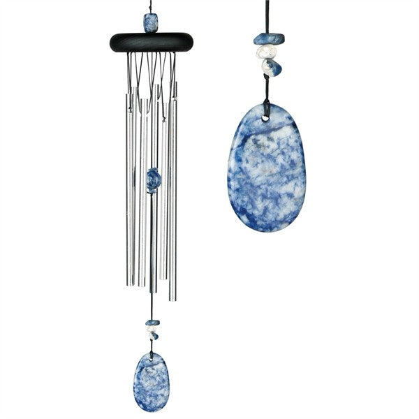 Woodstock chakra Lapis vindklokke 44 cm. 1