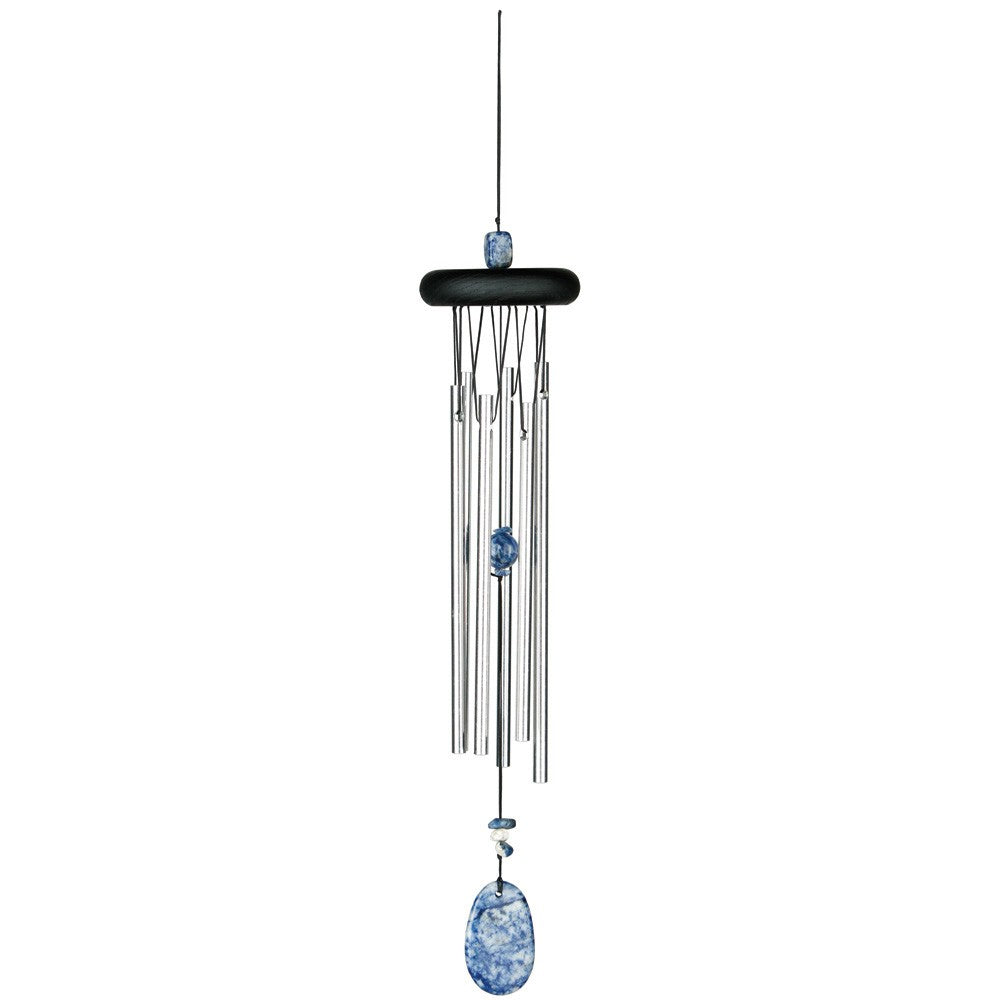 Woodstock chakra Lapis vindklokke 44 cm. 3