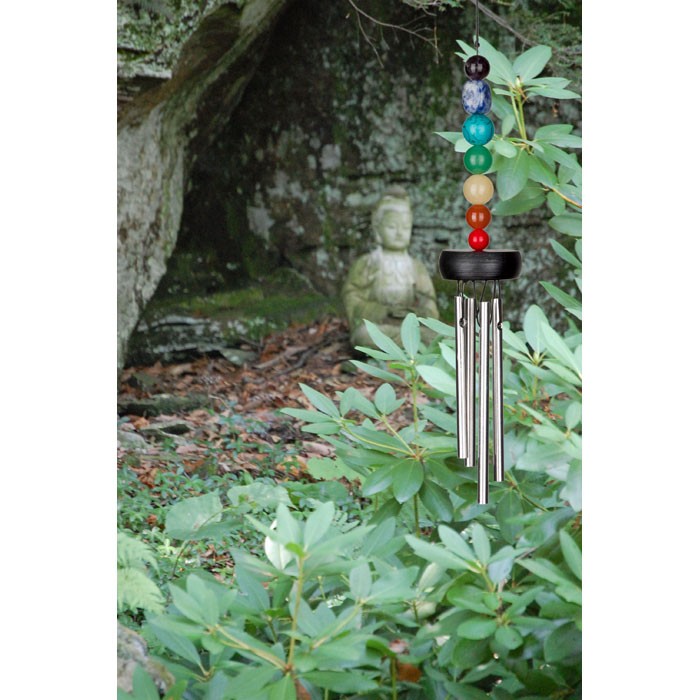 Woodstock chakra vindklokke 29 cm.