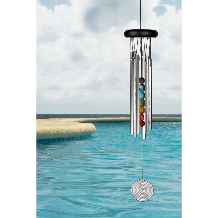 Woodstock chakra vindklokke "Seven Stones"