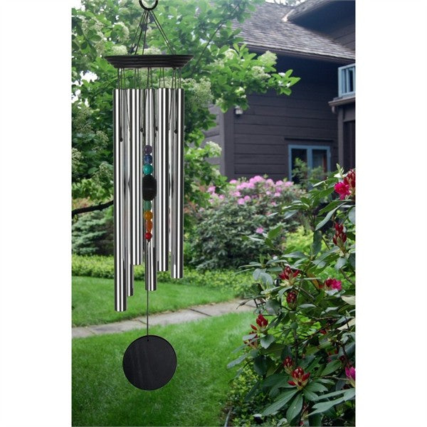 Woodstock chakra vindklokke "Seven Stones" Stor 2