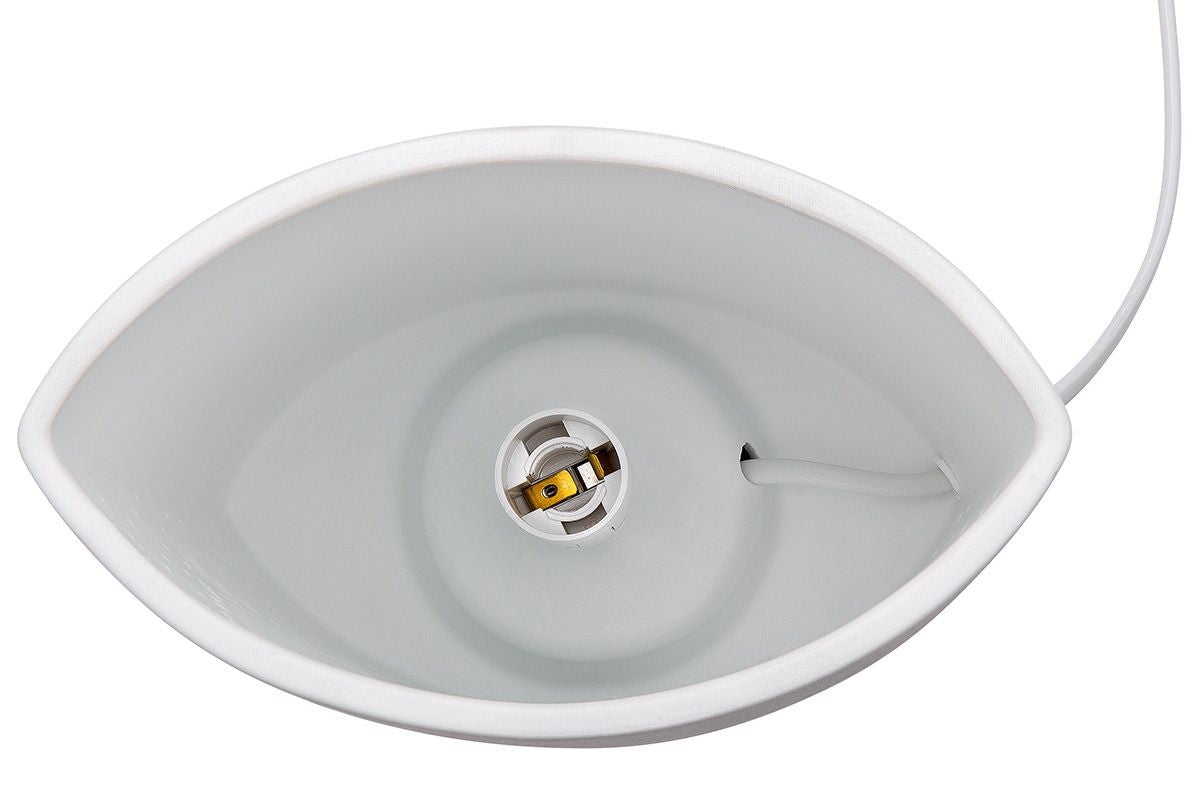 Yin og yang bordlampe i porcelæn 20 cm 3