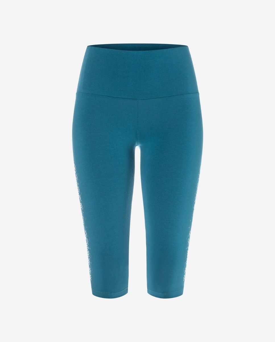 Yoga Leggings capri blue bay 2
