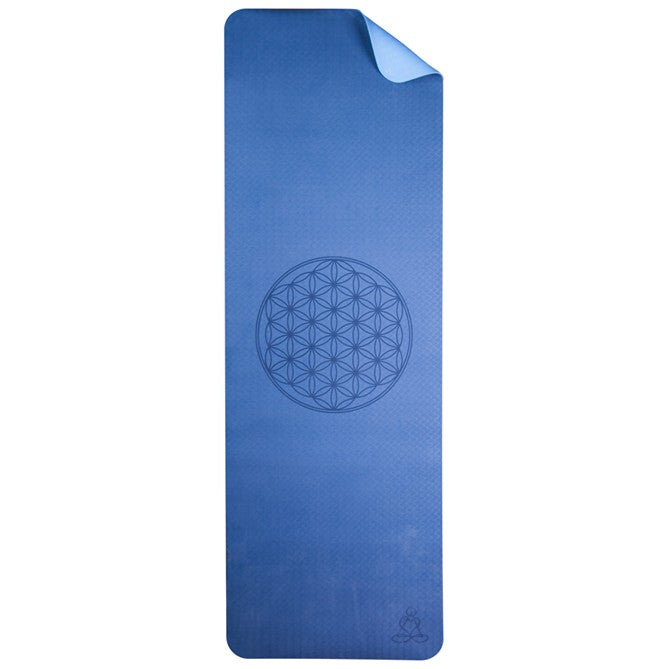 Yogamåtte Blå TPE 2
