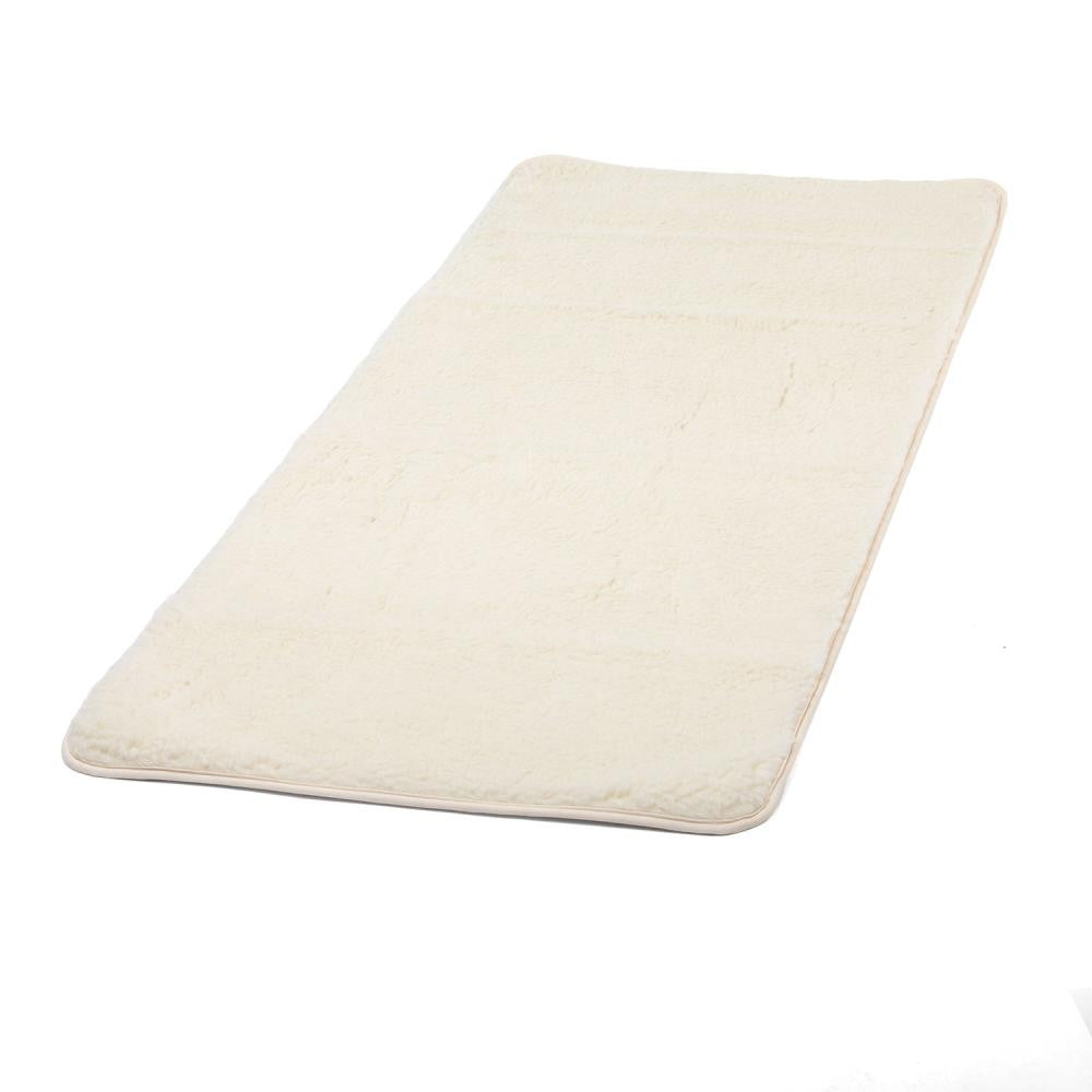 Yogamåtte i lammeuld med kant 1
