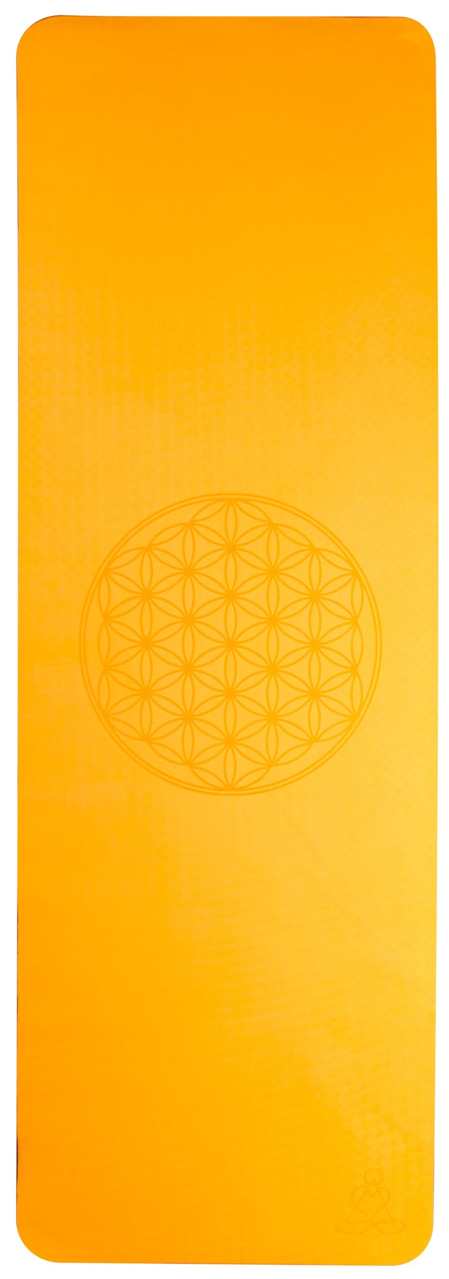 Yogamåtte Orange & Grå 4